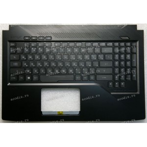 Keyboard Asus GL503VD-1B чёрный матовый, русифицированный  (90NB0GQ2-R31RU0, 3BBKLTAJN10, EABKL004020-2)+ Topcase