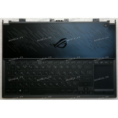 Keyboard Asus GX531GM-1A чёрный матовый, русифицированный (90NR0101-R31RU0, 13NR0101P01111-1, 13N1-64A0211)+ Topcase