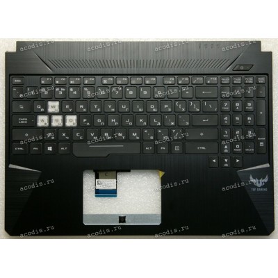 Keyboard Asus FX505GE-1B чёрная русифицированная (90NR00S1-R33RU0, 13N1-5JA0901, 13NR0131AP0111)+ Topcase