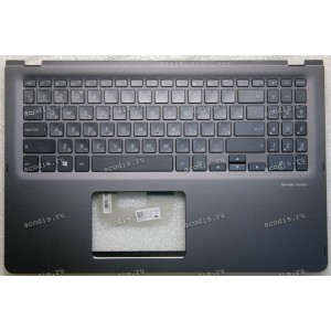 Keyboard Asus UX561UA-1A чёрный матовый, русифицированный (90NB0G41-R30580, 3BBKKTAJN40, 13NB0G41AP0101)+ Topcase