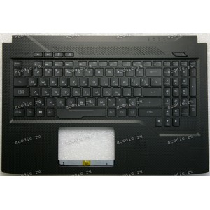 Keyboard Asus GL503GE-1A чёрный матовый, русифицированный (90NR0081-R30RU0, 3BBKLTAJNE0, EABKL004060)+ Topcase