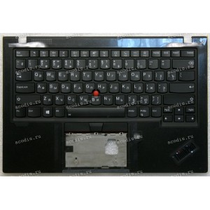 Keyboard Lenovo ThinkPad X1 Carbon Gen 8th чёрная, матовая русифицированная (5M10Z37026, 5M10W85945, 37028221, 14914185, AN1A1000200, SN20W73852, SN20W73713, 8SSN20W73852C, 8SSN20W73713C, PK131L11B06, CS19BL-84SU, LIM18F83SUJG623, 10Z-18F83LHC01C, G1LI18F