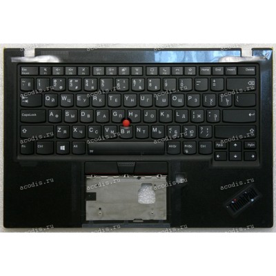 Keyboard Lenovo ThinkPad X1 Carbon Gen 8th чёрная, матовая русифицированная (5M10Z37026, 5M10W85945, 37028221, 14914185, AN1A1000200, SN20W73852, SN20W73713, 8SSN20W73852C, 8SSN20W73713C, PK131L11B06, CS19BL-84SU, LIM18F83SUJG623, 10Z-18F83LHC01C, G1LI18F