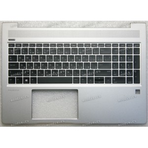 Keyboard HP EliteBook 450 G6, 450 G7, ProBook 450 G6, 450 G7, 455 G6, 455 G7 !!! с подсветкой!!! серебристый металлик русифицированная (L45090-001, L45090-251, PMXAEX8K701010051005R, 2B-BBU16Q100, BYS20210423, 4BX8KTATP00, PMXAEX8K80101010900DO, 2B-BBU29Q