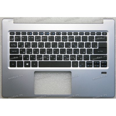 Keyboard Acer Swift 1 SF113-31, Swift 3 SF314-57-519E серебристый, русифицированная (6B.GNKN5.018, 13N1-1ZA0501, 13N1-1ZA0D01, 6B.GNNN5.018, 6BGNKN5018, 6BGNNN5018, 13N1-1ZA0501, 13N1-1ZA0K01, 13N1-1ZP0201, 6B.GPRN5.018, 6BGPRN5018) + Topcase original NEW