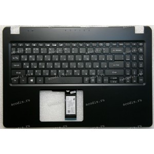 Keyboard Acer Aspire 3 A315-54K-557S чёрная клавиатура, чёрный топкейс, русифицированная (6B.HF8N2.005, 6BHF8N2005, SV5T_A72B, NKI151S051, K1350400KA01, PK132CE2B04, AP2MB000101SVT20A, AM2ME000100)+Topcase NEW original