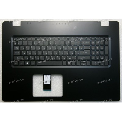 Keyboard Acer Aspire 3 A317-51KG чёрный матовый, русифицированный (6B.HEKN2.005, 6BHEKN2005, AP2MD000501SVT20A, AM2MD000300, SV05T_A80B, NIK15170GQ, PK132Y23B04, 102000D5KC01, AM2MD000300-SSH3, AP2MD000500-BLC1, NKI151S.08T, NKI151S08T, PK132MD2A04)+Topca