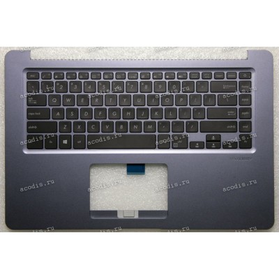 Keyboard Asus X510UN-1B серо-синий, нерусифицированный (90NB0GS5-R30570, 39XKGTCJN80, 9Z.NDXLQ.40117)+ Topcase