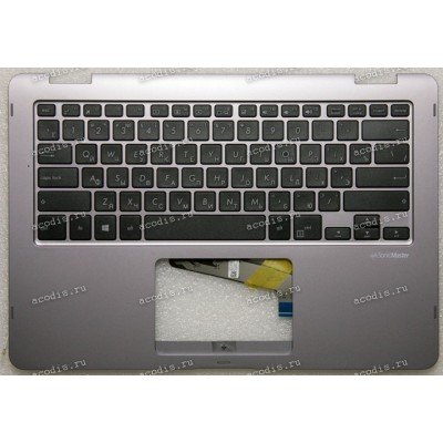 Keyboard Asus TP401CAE-1A серый русифицированный  (90NB0H21-R30520, 13N1-3QA0301, 13NB0H21AP0201)+ Topcase