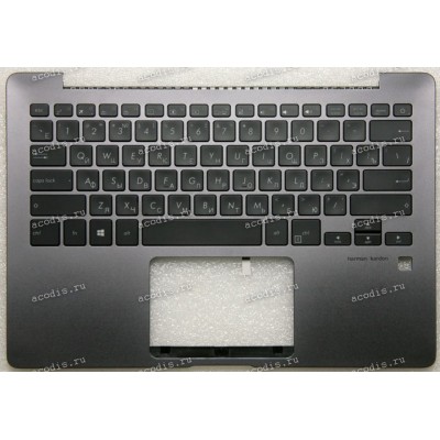 Keyboard Asus UX331UA-1B серый русифицированный (90NB0GZ2-R31RU0, 13N1-3JA0911, 0KN1-3J2RU23, 9Z.NENLN.30118)+ Topcase