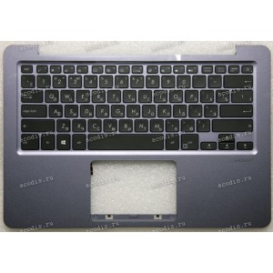 Keyboard Asus S410U, X411UA-1B, X411UF, X411UN серая русифицированная, подсветка (90NB0GF2-R32RU0, 13NB0GF2AP0101)+ Topcase Keyboard Asus S410U, X411UA-1B, X411UF, X411UN серая русифицированная, подсветка (90NB0GF2-R32RU0, 13NB0GF2AP0101)+ Topcase