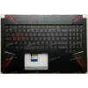 Keyboard Asus FX504GD-1B чёрная нерусифицированная (90NR00J2-R31US0, 3RBKLTFJN20)+ Topcase Keyboard Asus FX504GD-1B чёрная нерусифицированная (90NR00J2-R31US0, 3RBKLTFJN20)+ Topcase