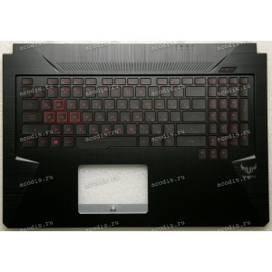 Keyboard Asus FX705GE-1B TUF Gaming чёрный русифицированная, с подсветкой  (90NR00Z2-R31RU1, 13N1-6EA0501, 13NR00R2AP0201)+ Topcase