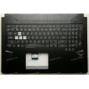 Keyboard Asus FX705GE-1A чёрная нерусифицированная (90NR00Z1-R32UI0, 13N1-6EA0521, 13NR00Z1AP0211)+ Topcase
