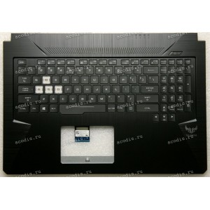 Keyboard Asus FX705GE-1A чёрная нерусифицированная (90NR00Z1-R32UI0, 13N1-6EA0521, 13NR00Z1AP0211)+ Topcase