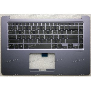 Keyboard Asus X510UF-1B серо-синий русифицированный (90NB0IK5-R30200, 39XKGTCJN80, 13NB0FQ5AP0201)+ Topcase