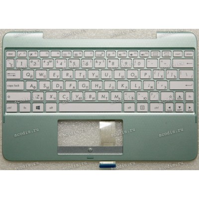 Keyboard Asus T101HA-3D салатовый русифицированная (90NB0BK2-R31RU0, 3DXF1TCJN10)+ Topcase