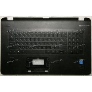 Keyboard HP 17-F105NR чёрная, русифицированная (EAY1700601R, EAY1700601N)+ Topcase