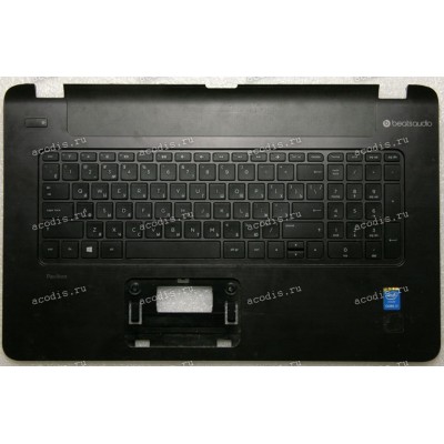 Keyboard HP 17-F105NR чёрная, русифицированная (EAY1700601R, EAY1700601N)+ Topcase