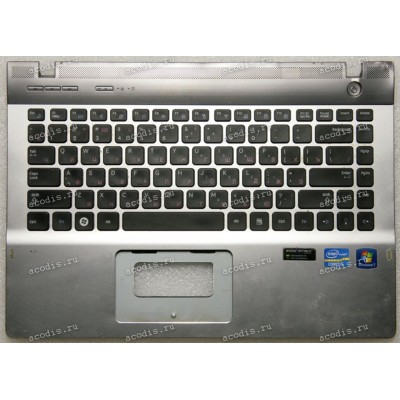 Keyboard Samsung NP-QX412-S01RU + topcase (p/n: BA75-02991C) (//RUO) русифицированная