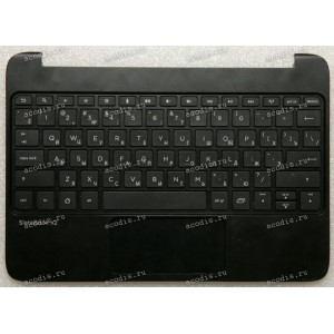 Keyboard HP SlateBook x2 1--H чёрная, русифицированная (728160-251, AEW02700010, 720650-251)+ Topcase