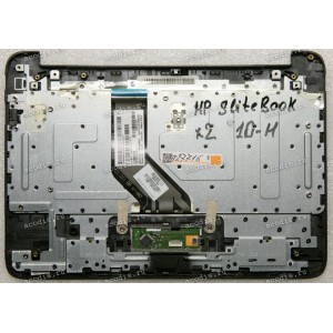 Keyboard HP SlateBook x2 1--H чёрная, русифицированная (728160-251, AEW02700010, 720650-251)+ Topcase