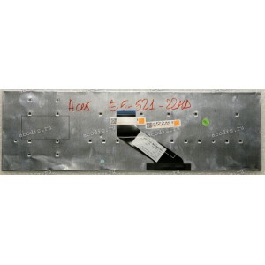 Keyboard Acer Aspire E5-521-22HD чёрная, русифицированная (V121702AS4, PK130N42A04)
