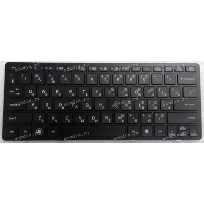 Keyboard HP/Compaq EliteBook 2560p, 2570p(Black/Matte/RUO) чёрная матовая