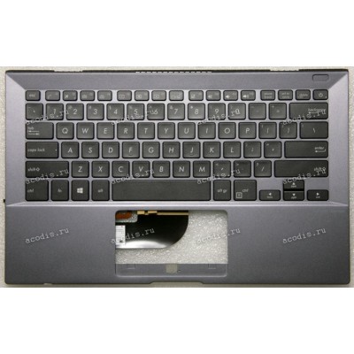 Keyboard Asus ASUSPRO B944UA-1A серый металлик, нерусифицированная (90NX0151-R30272, 90NX0151-R30190, 13N1-1BA0301)+Topcase