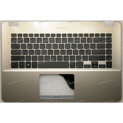 Keyboard Asus X505ZA-3C шампань русифицированная (90NB0I18-R30RU0, 13NB0F44P03011)+Topcase