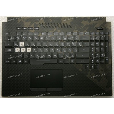 Keyboard Asus GL504GS-1A чёрная матовая русифицированная (90NR00L1-R32RU0, 13N1-56A0261, 0KN1-561RU11)+Topcase