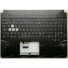 Keyboard Asus FX505DD-1A черная матовая русифицированная  (90NR02C1-R31RU0, 13N1-5JA0801, 13NR00S1AP0211)+Topcase