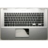 Keyboard Asus X505ZA-3B серебристый русифицированный (90NB0I11-R30RU0, 13NB0G03AP0301)+Topcase