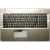 Keyboard Asus X541UV-1A золотистый, русифицированный (90NB0CG1-R31RU0, 39XKFTCJN00, 0KNB0-6723RU00)+Topcase