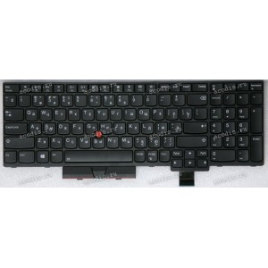 Keyboard Lenovo ThinkPad T580 с подсветкой (SN20P41583A, 96R000Z, 01HX241, 8SSN20P41583C, TACBL-105SU) (Black/Matte/RUO) чёрная матовая русифицированная original