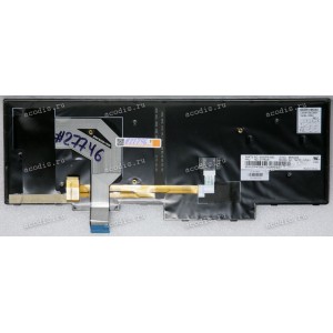 Keyboard Lenovo ThinkPad T580 с подсветкой (SN20P41583A, 96R000Z, 01HX241, 8SSN20P41583C, TACBL-105SU) (Black/Matte/RUO) чёрная матовая русифицированная original