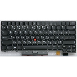 Keyboard Lenovo ThinkPad T470, T480 с подсветкой (SN20P41783, 01HX441, 12T005B, 8SSN20P41783C, WIDBL-84SU, PK131691B06, 102-16C23LHD01C) (Black/Matte/RUO) чёрная матовая русифицированная original