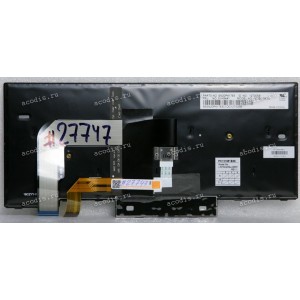 Keyboard Lenovo ThinkPad T470, T480 с подсветкой (SN20P41783, 01HX441, 12T005B, 8SSN20P41783C, WIDBL-84SU, PK131691B06, 102-16C23LHD01C) (Black/Matte/RUO) чёрная матовая русифицированная original