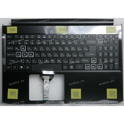 Keyboard Acer Nitro 5 AN515-45-RB7E, AN515-55, AN515-57 чёрная матовая русифицированная с подсветкой (6B.QBCN2.005, 6BQBCN2005, 6B.QB2N2.005, 6BQB2N2005, EC3AT000100-KFCZ, AP3AT000420-HA25, FA3AT000400-2, SF-2196, J02L20M13LHC01, LG05P_N12B3L, NKI15131DR,