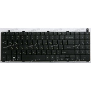 Keyboard DNS 0124002, 0129303, LG R580, R590 чёрная матовая русифицированная (MP-08G63SU-9201H, AETW9700010 )