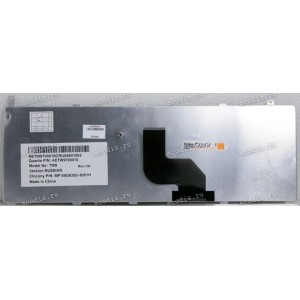 Keyboard DNS 0124002, 0129303, LG R580, R590 чёрная матовая русифицированная (MP-08G63SU-9201H, AETW9700010 )