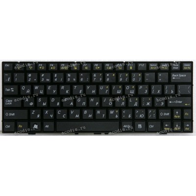 Keyboard Gigabyte T1000 Touch Note чёрная матовая русифицированная (V103645AS2, 2Z703-RU100-S11170292)