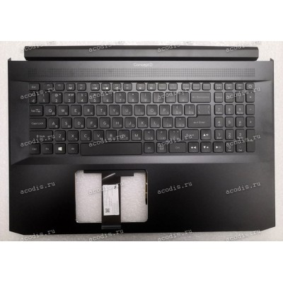 Keyboard Acer Concept D CN517-71-74NB чёрная, русифицированная с подсветкой (6B.C55N4.019) + Topcase Original NEW