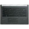 Keyboard HP 240 G6, 245 G6, 246 G6, 14-bs, 14-bw серый матовый,  русифицированная (929159-251) +Topcase original NEW