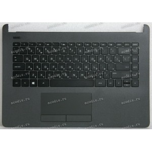 Keyboard HP 240 G6, 245 G6, 246 G6, 14-bs, 14-bw серый матовый,  русифицированная (929159-251) +Topcase original NEW
