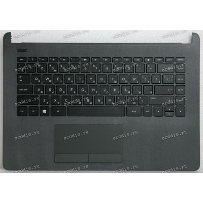 Keyboard HP 240 G6, 245 G6, 246 G6, 14-bs, 14-bw серый матовый,  русифицированная (929159-251) +Topcase original NEW