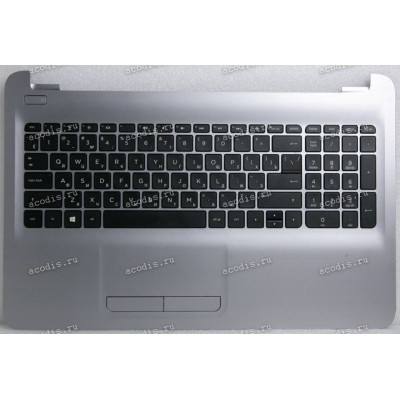 Keyboard HP 15-ay068ur серебристый, русифицированная (AP1O2000321, PK131O22A05, 7J1670)+Topcase