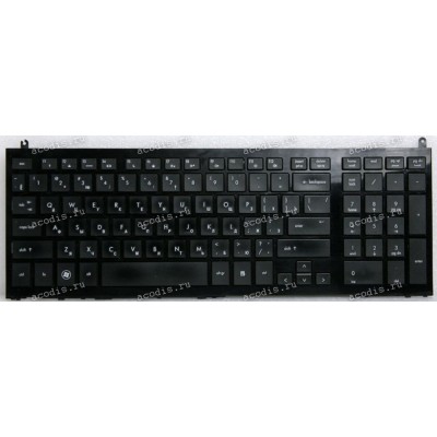 Keyboard HP/Compaq ProBook 4510s, 4515s, 4710s, 4750s  черная матовая русифицированная (9J.N1U82.M0R, 536537-251, 6037B0037922)