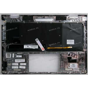 Keyboard HP EliteBook x360 830 G5, 830 G6 (L56442-251, L56443-251, 6070B1522901, 6070B1522902, SN9180BL SG-98000-XAA, 6037B0153122, L40527-251, V181726AK1, 6037B01152903, L40528-031) русифицированная чёрная матовая в серебристом топкейсе с подсветкой Keyboard HP EliteBook x360 830 G5, 830 G6 (L56442-251, L56443-251, 6070B1522901, 6070B1522902, SN9180BL SG-98000-XAA, 6037B0153122, L40527-251, V181726AK1, 6037B01152903, L40528-031) русифицированная чёрная матовая в серебристом топкейсе с подсветкой