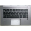 Keyboard HP Zbook Studio G7, G8 (M14608-251, 7H2090, M15921-251, 71NIZ132252, AM2VB000320, PK132VB1B05, SG-A2210-XAA, SN7190BL) русифицированная чёрная матовая в тёмно-серебристом топкейсе с подсветкой Keyboard HP Zbook Studio G7, G8 (M14608-251, 7H2090, M15921-251, 71NIZ132252, AM2VB000320, PK132VB1B05, SG-A2210-XAA, SN7190BL) русифицированная чёрная матовая в тёмно-серебристом топкейсе с подсветкой